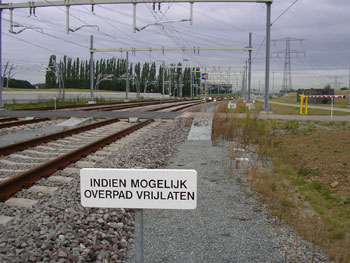 overpad vrijlaten